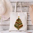 Book Lover Christmas Graphic For Librarians Canvas Tote Bag Book Lover Christmas Graphic For Librarians Canvas Tote Bag