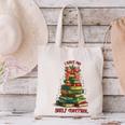 Book Lover Christmas Tree I Have No Shelf Control Canvas Tote Bag Book Lover Christmas Tree I Have No Shelf Control Canvas Tote Bag