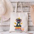 Book Lover Cute Baby Dragon Reading Canvas Tote Bag