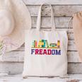 Book Lover Freedom Librarian Vintage Retro Reading Present Canvas Tote Bag