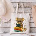Book Lover Koala Reading Bookish Library Read Books Be Kind Canvas Tote Bag