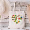 Book Lover Librarian Books Heart Valentine Canvas Tote Bag Book Lover Librarian Books Heart Valentine Canvas Tote Bag