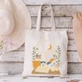 Book Lover Moonlight Reading Scene Night Canvas Tote Bag