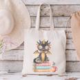Book Lover Stay Weird Be Kind Read Books Baby Dragon Canvas Tote Bag