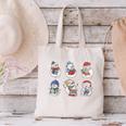 Book Lover Teacher Snowman Reading Books Christmas Winter Canvas Tote Bag
