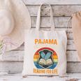 Book And Pajamas Reading Bedtime Canvas Tote Bag