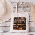Book Book Shelves Library Canvas Tote Bag