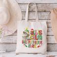 Book Tree All Is Calm Said No Teacher Ever Christmas Canvas Tote Bag