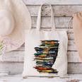 Book Women Graphic Art Colorful Eyes Canvas Tote Bag Book Women Graphic Art Colorful Eyes Canvas Tote Bag