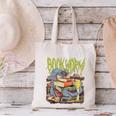 Graphic Book Worm Monster Horror Reading Book Lover Canvas Tote Bag