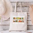 Bookcase Driving My Husband Crazy One Book At A Time Canvas Tote Bag