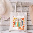 All Booked For Fall Book Pumpkin Autumn Thanksgiving Teacher Canvas Tote Bag