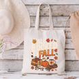 All Booked For Fall Pumpkin Books Thanksgiving Autumn Leaves Canvas Tote Bag