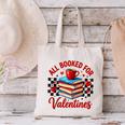 All Booked For Valentines Book Lovers Teacher Student Canvas Tote Bag