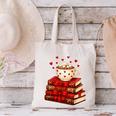 All Booked For Valentine’s Day Reading Teacher Canvas Tote Bag