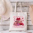 All Booked Valentine's Girly Teacher Coquette Love Canvas Tote Bag All Booked Valentine's Girly Teacher Coquette Love Canvas Tote Bag