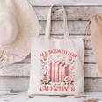 All Booked For Valentines Shirt Romantic Cupid Roses Books Canvas Tote Bag