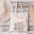 All Booked For Valentines Stacked Books Canvas Tote Bag