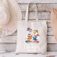 Bookish Goose Cute Geese With Hats Reading Books Canvas Tote Bag