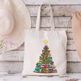 Bookmas Christmas Book Tree Book Lover English Teacher Canvas Tote Bag Bookmas Christmas Book Tree Book Lover English Teacher Canvas Tote Bag