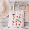 Bookmas Christmas Books Shirt Candy Cane Bookworm Canvas Tote Bag