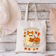 Books And BER Months Fall Librarian Reading Halloween Canvas Tote Bag Books And BER Months Fall Librarian Reading Halloween Canvas Tote Bag