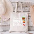 Books Booze And Besties Book Lover Bestie Squad Twinning Canvas Tote Bag
