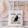 Books Cats Life Is Sweet Cat Book Lover Men Women Teen Canvas Tote Bag Books Cats Life Is Sweet Cat Book Lover Men Women Teen Canvas Tote Bag