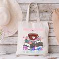 Books Coffee Yarn Lover My Favorite Things Canvas Tote Bag