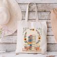 Books Geek Sunflower Floral Cute Vintage Books Reader Lover Canvas Tote Bag