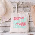 Books Are My Love Language Book Lover Reading Canvas Tote Bag