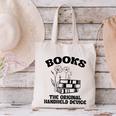 Books The Original Handheld Device Book Lover Premium Canvas Tote Bag
