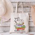 Books Original Handheld Device Reader Literacy Book Lover Canvas Tote Bag