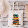Books Painting Colorful Art Abstract Graphic Books Canvas Tote Bag Books Painting Colorful Art Abstract Graphic Books Canvas Tote Bag