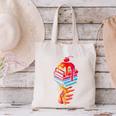 Books Reading Ice Cream Canvas Tote Bag