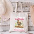 Books And My Savannah Cat Owner Savannah Cat Lover Canvas Tote Bag