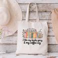 I Like My Books Spicy & My Coffee Icy Lover Bookworm Canvas Tote Bag I Like My Books Spicy & My Coffee Icy Lover Bookworm Canvas Tote Bag