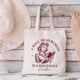 Books A Well-Read Woman Is A Dangerous Creature Women Premium Tri-Blend Canvas Tote Bag
