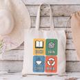 Books Yarn Coffee Repeat Crocheting Canvas Tote Bag