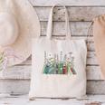 Booktrovert Definition Floral Books Reading Teacher Library Canvas Tote Bag