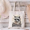 Booktrovert Raccoon Reading And Coffee For Book Lover Canvas Tote Bag