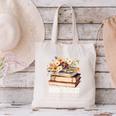 Booktrovert Vintage Wildflowers Books For Book Lovers Canvas Tote Bag Booktrovert Vintage Wildflowers Books For Book Lovers Canvas Tote Bag