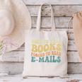 Born To Read Books Forced To Read Emails Reading Books Dad Canvas Tote Bag
