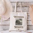 Bronte Novel Wuthering Heights Moorland Gothic Book Cover Canvas Tote Bag