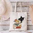 Cat And Books Flowers Reading Club Cat Lover Bookworm Canvas Tote Bag Cat And Books Flowers Reading Club Cat Lover Bookworm Canvas Tote Bag