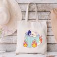 Cat Reading a Romance BookI Like My Books Extra Spicy Canvas Tote Bag Cat Reading a Romance BookI Like My Books Extra Spicy Canvas Tote Bag