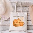 Cats Books And Coffee Heart Cozy Cat Lover Bookworm Readers Canvas Tote Bag Cats Books And Coffee Heart Cozy Cat Lover Bookworm Readers Canvas Tote Bag