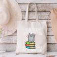 Cats And Books Read Reading Librarian Book Across America Canvas Tote Bag