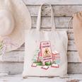 Caution Slippery When Reading Book Reader Canvas Tote Bag