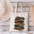 Celebrating History Month Floral Books Teacher Canvas Tote Bag